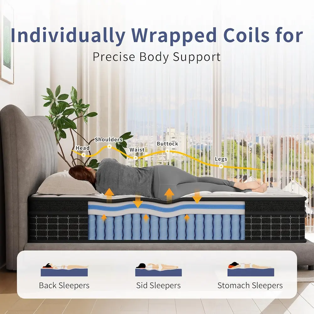 SupremeSleep Hybrid Mattress in a Box